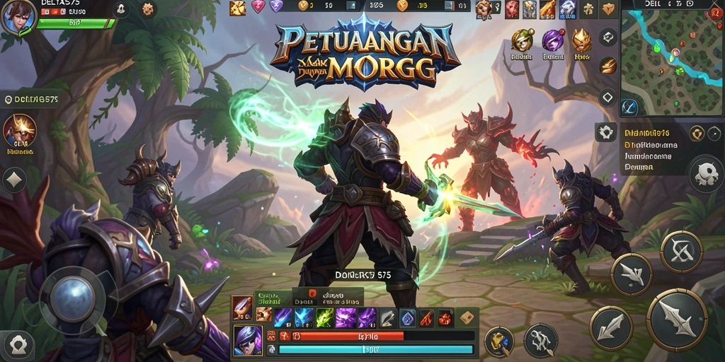 Screenshot gameplay <strong>DELTA575</strong> menunjukkan aksi petualangan seru dalam dunia MMORPG.