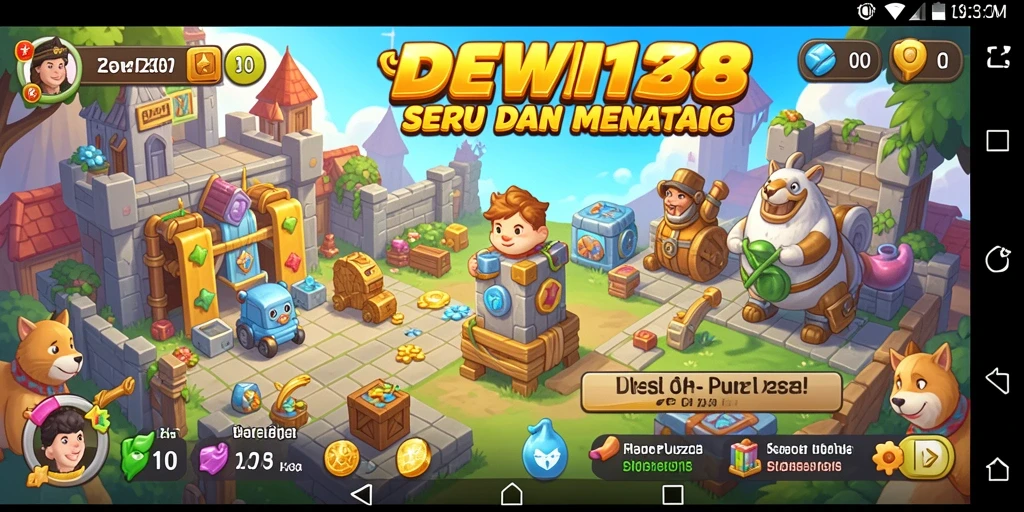 Tampilan menarik dari gameplay DEWI138 yang menantang