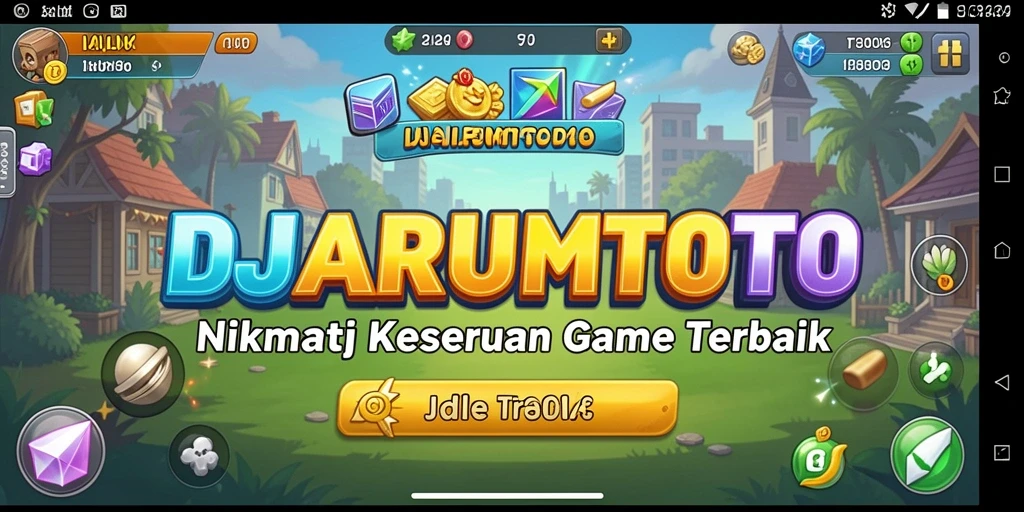 Screenshot DJARUMTOTO menampilkan gameplay yang asyik dan santai.