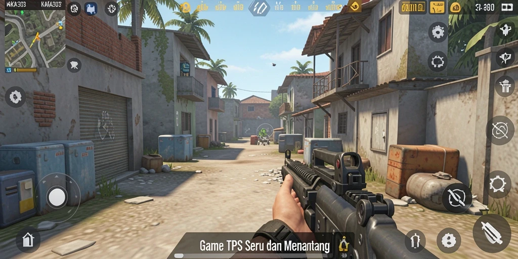 Screenshot KAKA303 menunjukkan aksi pertempuran yang seru dan grafis menawan.
