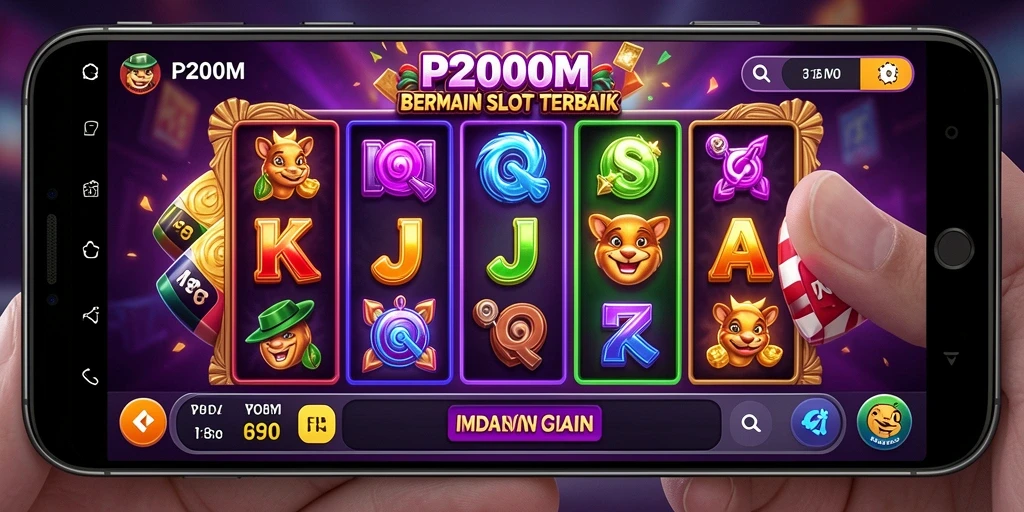 Tampilan gameplay seru P200M dengan berbagai pilihan slot menarik.