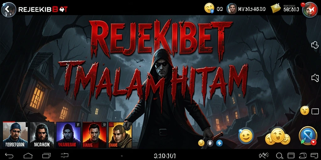 Tampilan gameplay menegangkan dari REJEKIBET yang penuh kengerian.