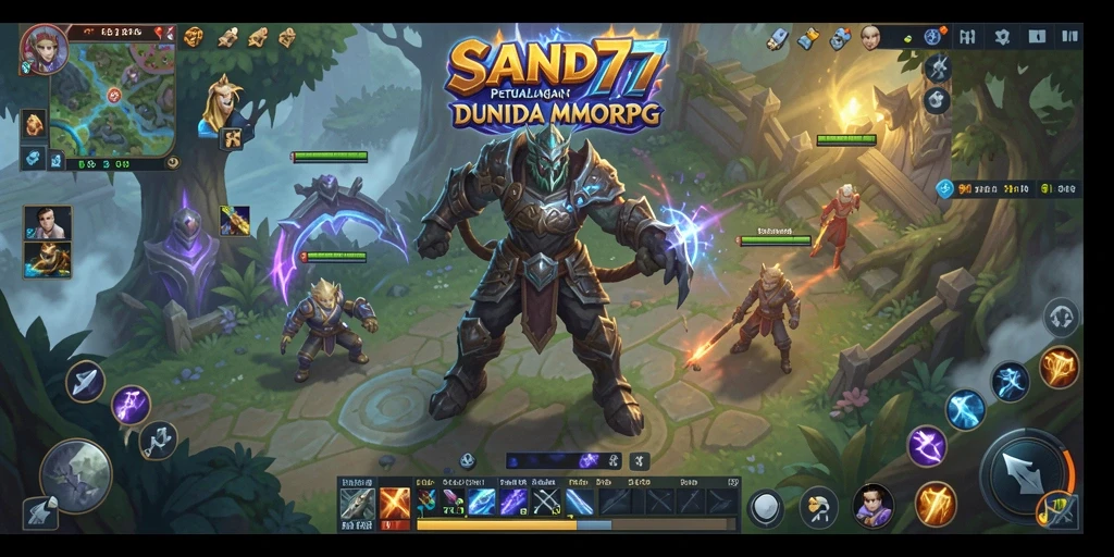 Gameplay seru di dunia SAND77 yang penuh petualangan.