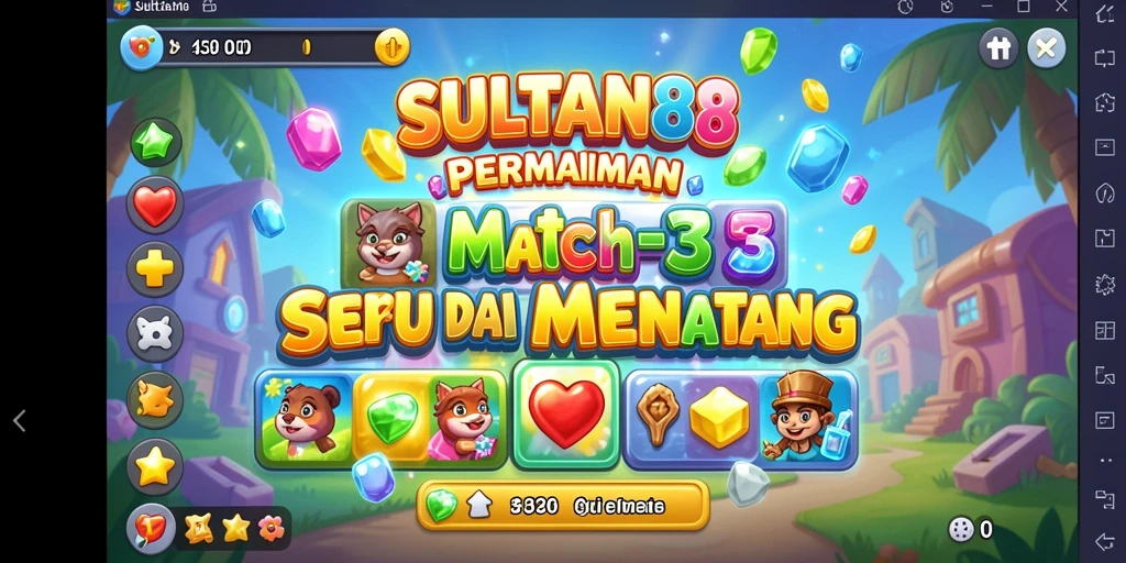 Tampilan gameplay cerah dan menarik dari SULTAN88.