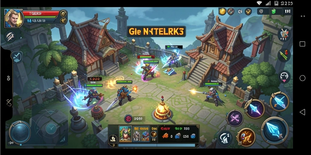 Screenshot gameplay TGER123 yang menampilkan aksi strategi intens.